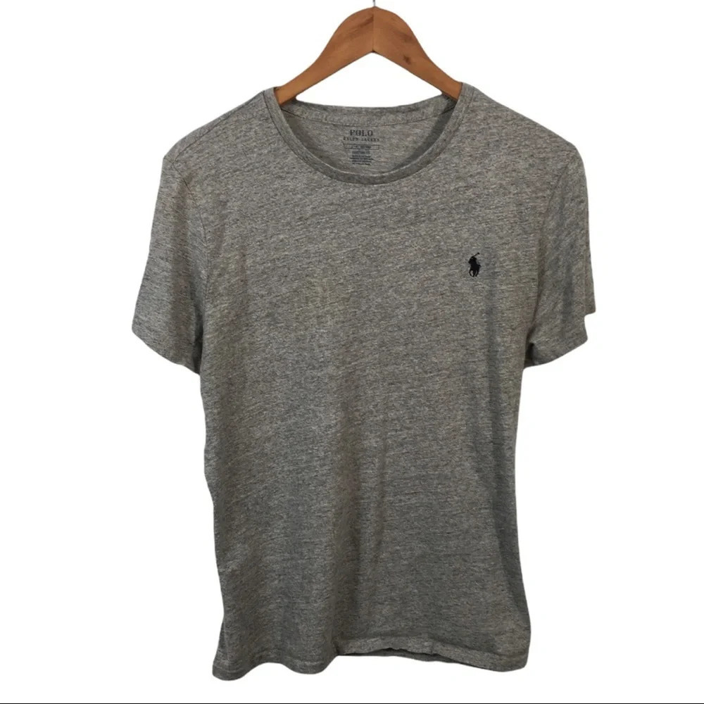 TS476 Polo Ralph Lauren Designer Custom Fit Logo T Shirt L